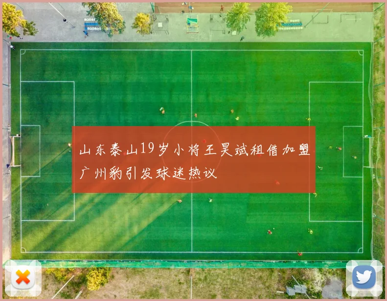 山东泰山19岁小将王昊斌租借加盟广州豹引发球迷热议